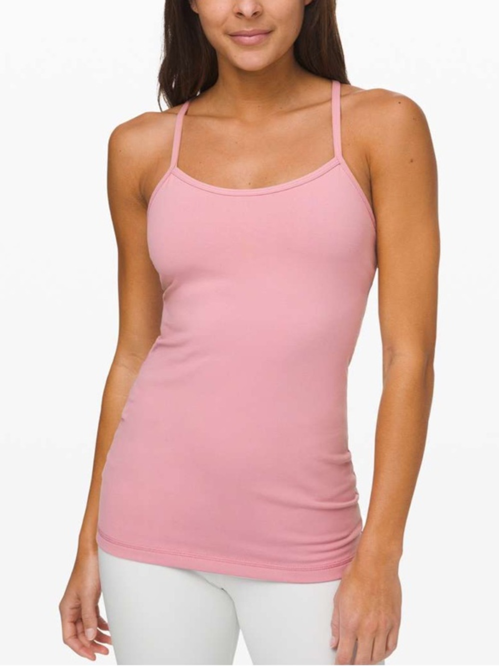 Lululemon Power Y Tank Luon Pink Taupe 4